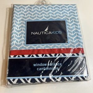 Nautica Kids 4671030 Whale Of A Tale Window Valance 60" x 17" New